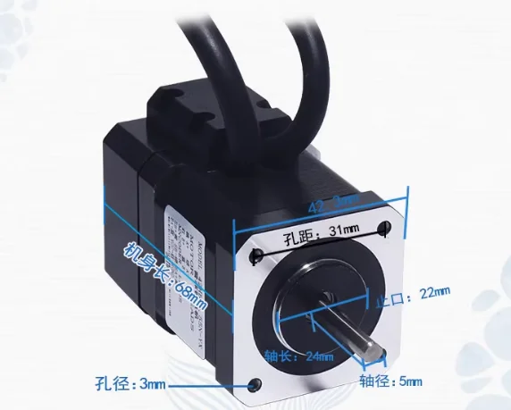 Motor paso a paso híbrido de c - Closed Loop Stepper Motor Nema 17 reseña y precio