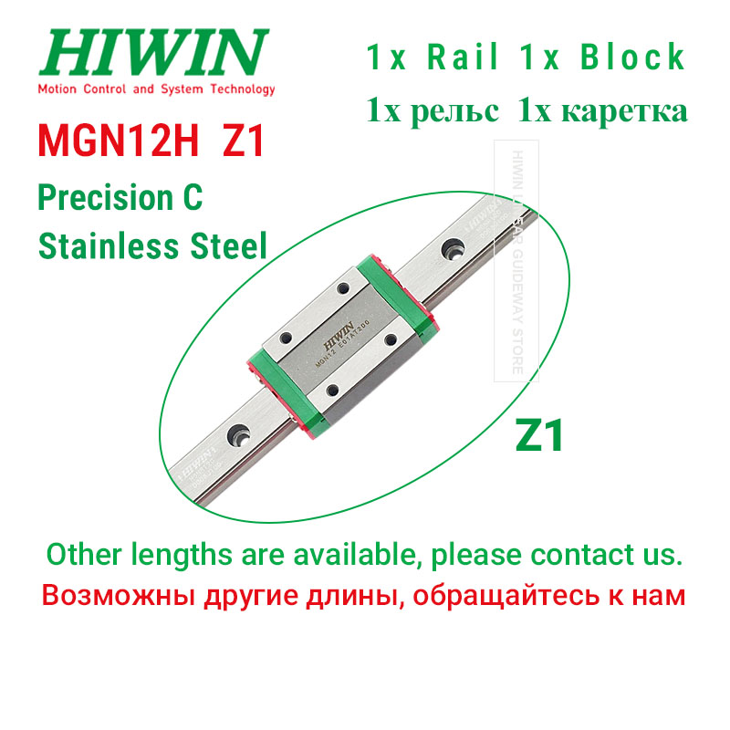 HIWIN MGN12H Z1 Riel Lineal HI - Linear Rail Mgn12H Set reseña y precio